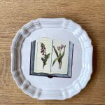 John Derian Floral Book プレート 13.5cm - 陶夢