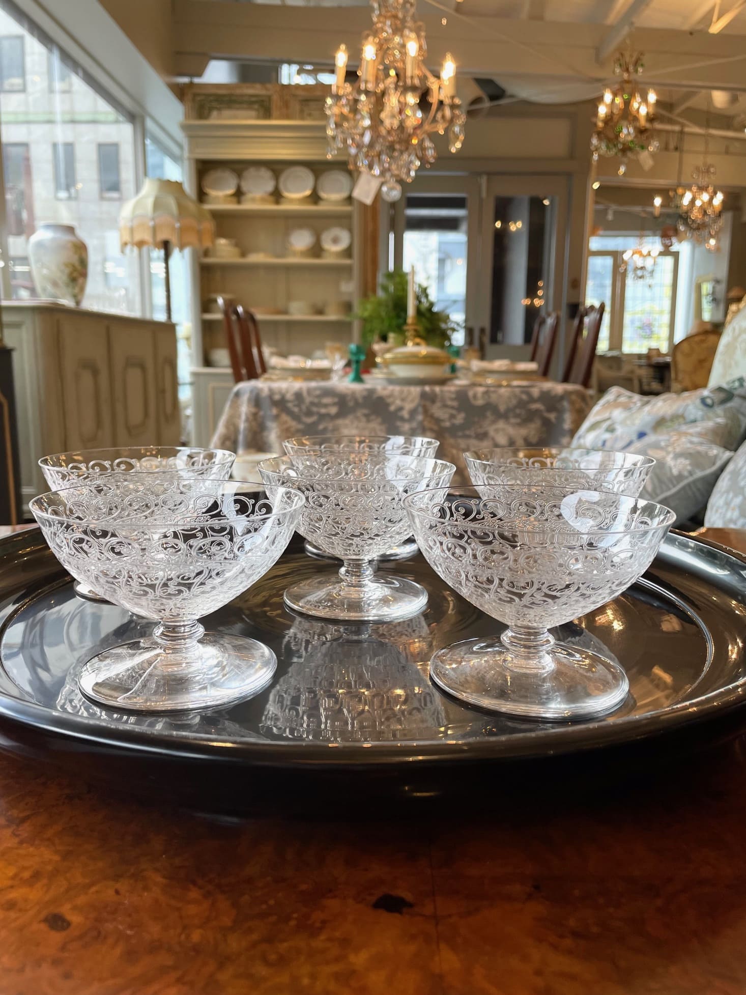 オールドバカラ シャトーブリアン シャンパンクープ t597 - 陶夢