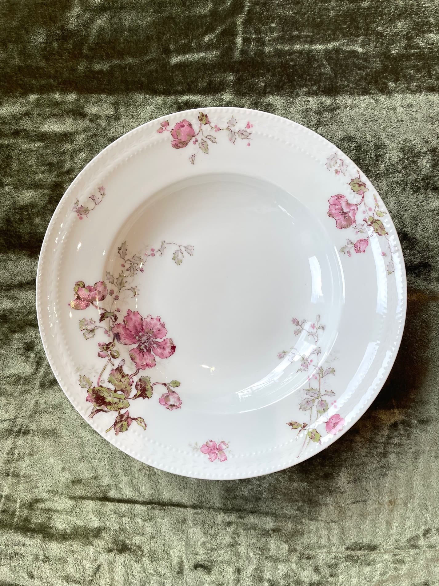 CHFIELD リモージュ アビランド ヴィクトリアンスワロー スープ皿2枚 CHFIELD リモージュ アビランド ヴィクトリアンスワロー スープ皿2枚